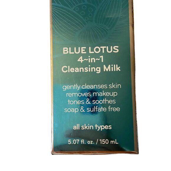 Purlisse Blue Lotus 4 in 1 Cleansing Milk 5.07 fl Oz 150ml Full‎ Size New Sealed - Picture 5 of 10